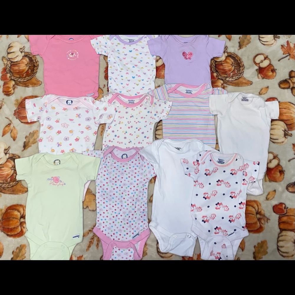 Baby girl newborn onesies